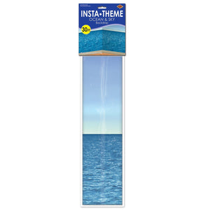 Bulk Nautical Party Ocean & Sky Backdrop (Case of 6) by Beistle