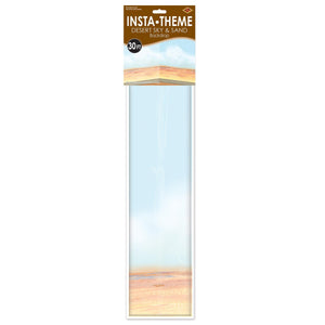 Western Party Supplies - Desert Sky & Sand Backdrop