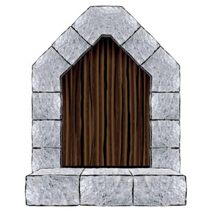 Bulk Castle Door & Window Props (Case of 108) by Beistle