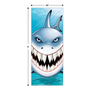 Shark Door Cover, party supplies, decorations, The Beistle Company, Under The Sea, Bulk, Other Party Themes, Under the Sea