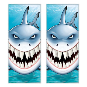 Shark Door Cover, party supplies, decorations, The Beistle Company, Under The Sea, Bulk, Other Party Themes, Under the Sea