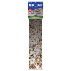 Football Party Supplies: Lower Deck Stadium Backdrop