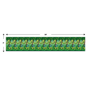 Jungle Trees Backdrop Jungle Party Theme (Case of 6)