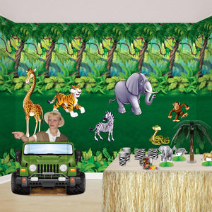 Bulk Jungle Animal Props Jungle Party Theme (Case of 72) by Beistle