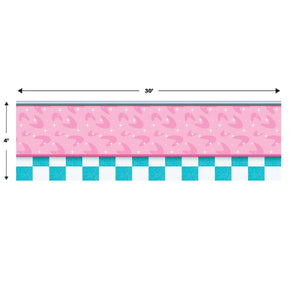 50's Soda Shop Party Backdrop (1/Package)