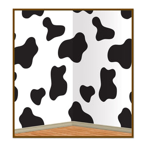 Cow Print Party Backdrop - Bulk 6 Pack