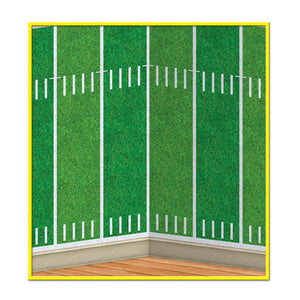 Football Field Party Backdrop - Bulk 6 Pack