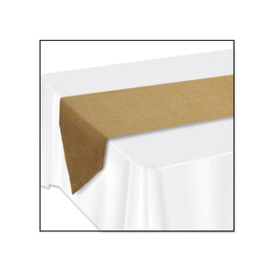 Faux BurlapParty Table Runner - Bulk 6 Pack