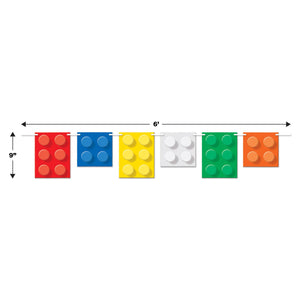 Bulk Building Blocks Streamer (Case of 12) by Beistle