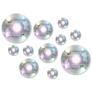 Disco Ball Party Cutouts - Bulk 240 Pack