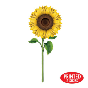 Sunflower Cutout, party supplies, decorations, The Beistle Company, Spring/Summer, Bulk, Spring-Summer Theme, Spring and Summer Themed Flowers