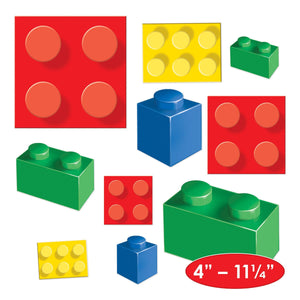 Building Blocks Cutouts, party supplies, decorations, The Beistle Company, Building Blocks, Bulk, Other Party Themes, Building Blocks