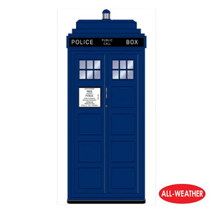 Police Call Box Door Cover, party supplies, decorations, The Beistle Company, British, Bulk, Other Party Themes, Olympic Spirit - International Party Themes, British Themed Decorations 