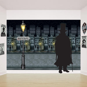 Victorian Townscape Party Backdrop (1/Package)