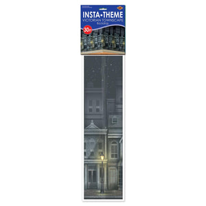 Victorian Townscape Party Backdrop (1/Package)