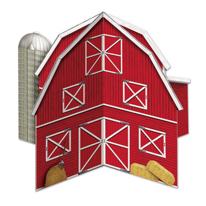 3-D Barn Party Centerpiece - Bulk 12 Pack