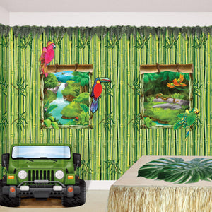 Bulk Jungle Insta View Jungle Party Theme (Case of 6) by Beistle