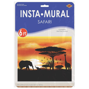 Bulk Safari Insta-Mural (Case of 6) by Beistle