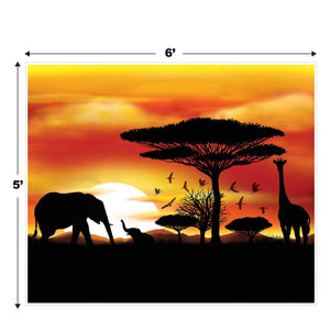 Bulk Safari Insta-Mural (Case of 6) by Beistle