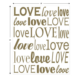  Love Insta-Mural, party supplies, decorations, The Beistle Company, Wedding, Bulk, Wedding & Anniversary, Wedding and Anniversary Decorations, Miscellaneous Wedding and Anniversary Party Supplies