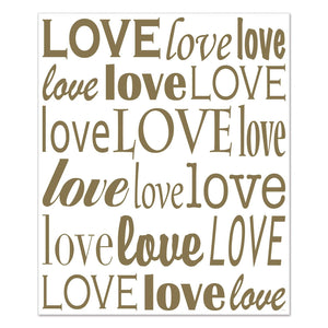 Love Insta-Mural Decoration Photo Op - Bulk 6 Pack