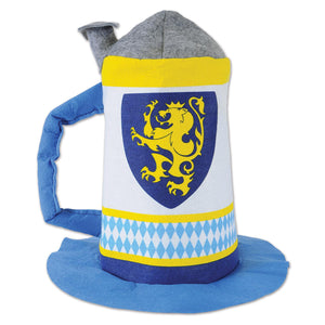 Oktoberfest Felt Beer Stein Hat - Bulk 6 Pack