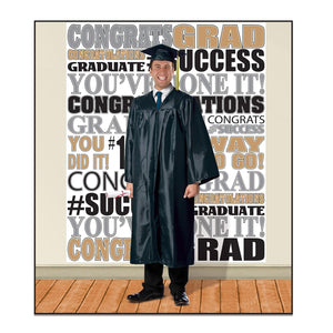 Bulk Graduation Insta-Mural Photo Op (Case of 6) by Beistle