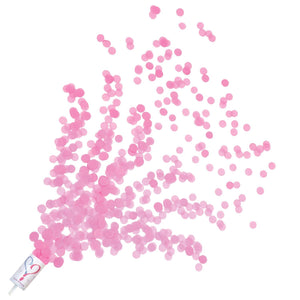 Gender Reveal Push Up Confetti Poppers - pink - Bulk 96 Pack