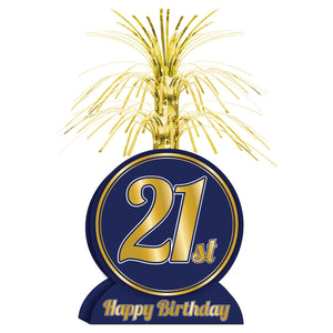 21st Birthday Party Centerpiece - Bulk 12 Pack