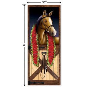 Bulk Horse Racing Door Cover (Case of 12) by Beistle