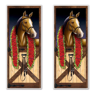 Bulk Horse Racing Door Cover (Case of 12) by Beistle