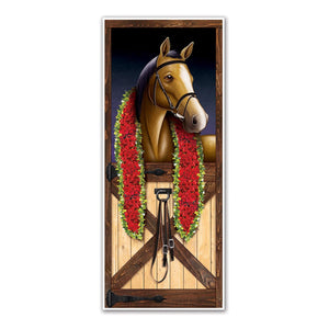 Horse Racing Party Door Cover - Bulk 12 Pack