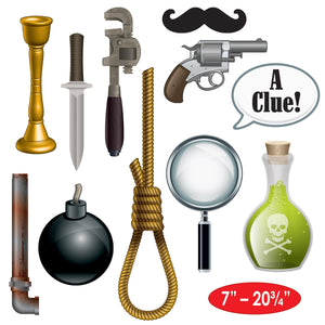 Murder Mystery Photo Fun Signs (Pack of 132)