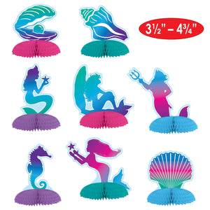 Bulk Mermaid Mini Centerpieces (Case of 96) by Beistle