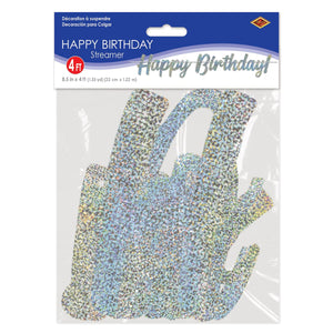 Bulk Happy Birthday Streamer (Case of 12) by Beistle