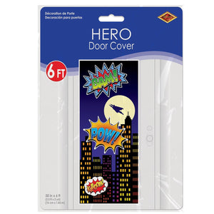 Bulk Hero Door Cover (Case of 12) by Beistle