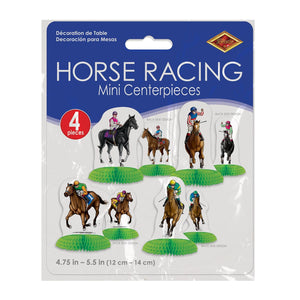 Bulk Horse Racing Mini Centerpieces (Case of 48) by Beistle