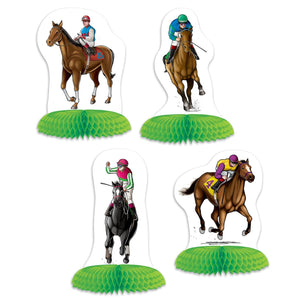 Bulk Horse Racing Mini Centerpieces (Case of 48) by Beistle