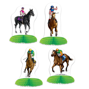 Horse Racing Mini Party Centerpieces - Bulk 48 Pack