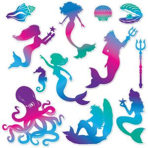 Bulk Mermaid Cutouts (Case of 144) by Beistle