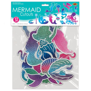 Bulk Mermaid Cutouts (Case of 144) by Beistle