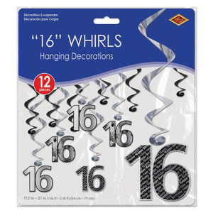 Bulk 16 Whirls (Case of 72) by Beistle