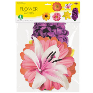 Bulk Flower Cutouts (Case of 72) by Beistle