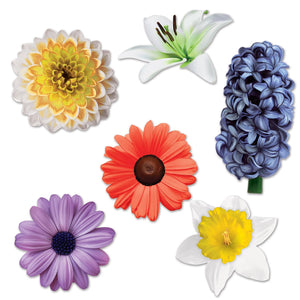 Bulk Flower Cutouts (Case of 72) by Beistle