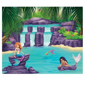 Mermaid Lagoon Party Insta-Mural - Bulk/6 Murals