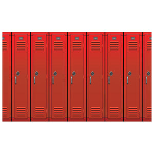 Lockers Party Backdrop - Bulk 6 Pack