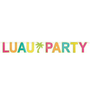 Luau Party Streamer - Bulk 12 Pack