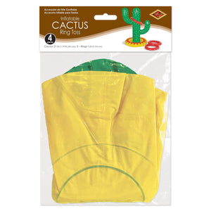 Bulk Inflatable Cactus Ring Toss (Case of 6) by Beistle