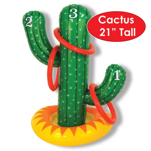 Bulk Inflatable Cactus Ring Toss (Case of 6) by Beistle