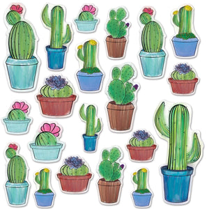 Cactus Party Cutouts - Bulk 240 Pack